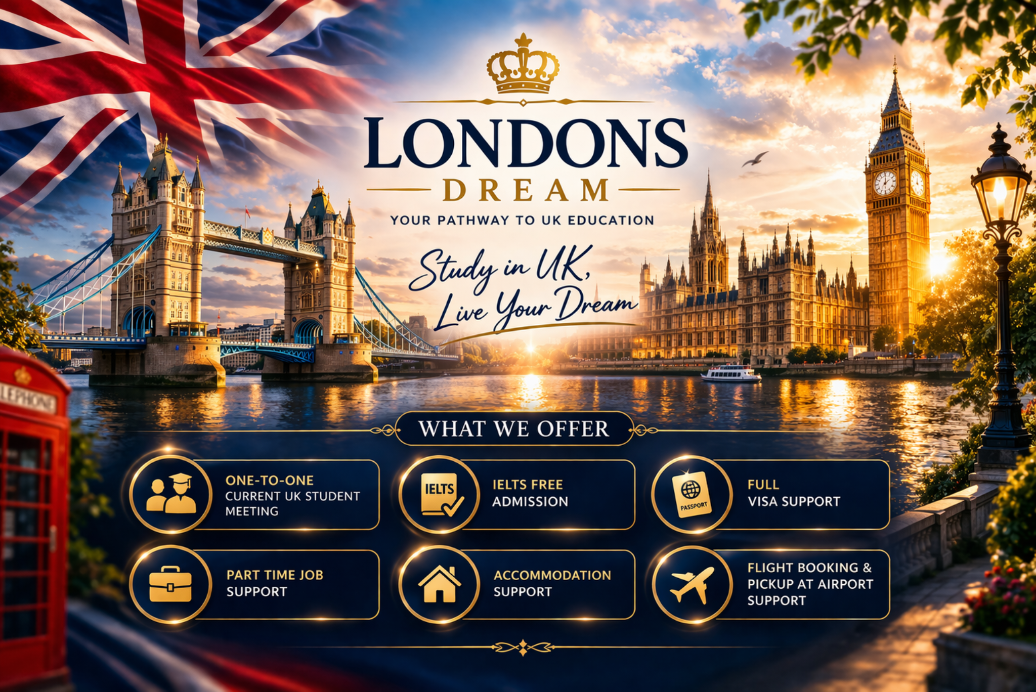 London's Dream services banner